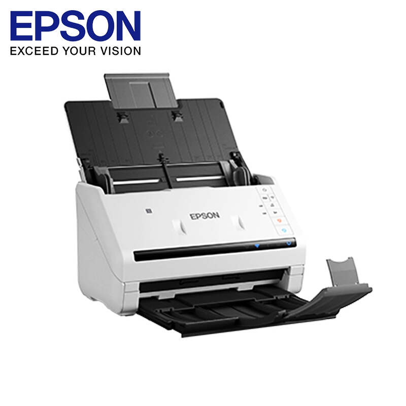 爱普生(epson)馈纸式 a4彩色 文档双面高速扫描仪 ds-570w(35页/70面