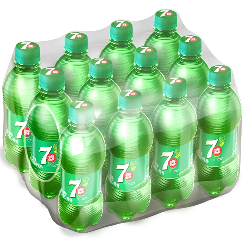 7喜 七喜 7up 柠檬味 碳酸饮料 330ml*12瓶百事可乐出品