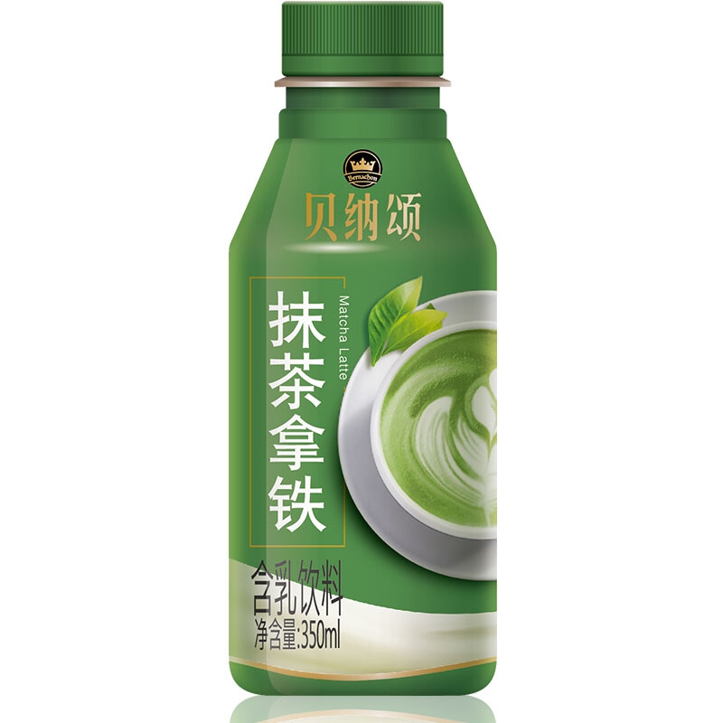 康师傅 贝纳颂 抹茶拿铁咖啡饮料 350ml*15瓶 整箱装