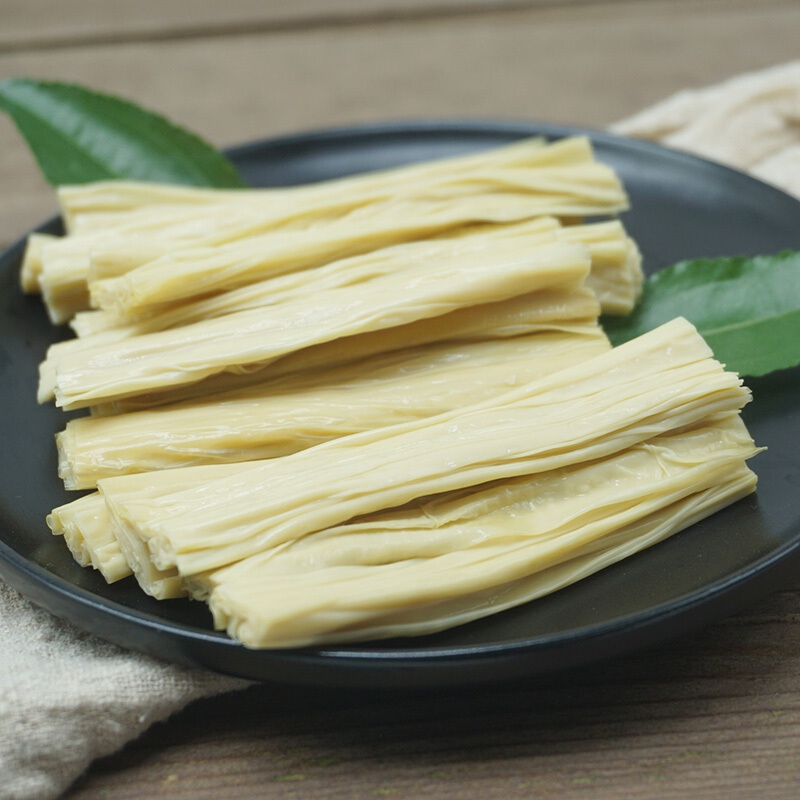 豆黄金 天然鲜腐竹157g 非转基因大豆腐竹 凉菜 即食腐竹 豆腐皮 豆干