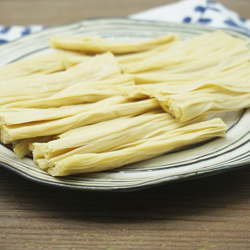 豆黄金 天然鲜腐竹157g 非转基因大豆腐竹 凉菜 即食腐竹 豆腐皮 豆干