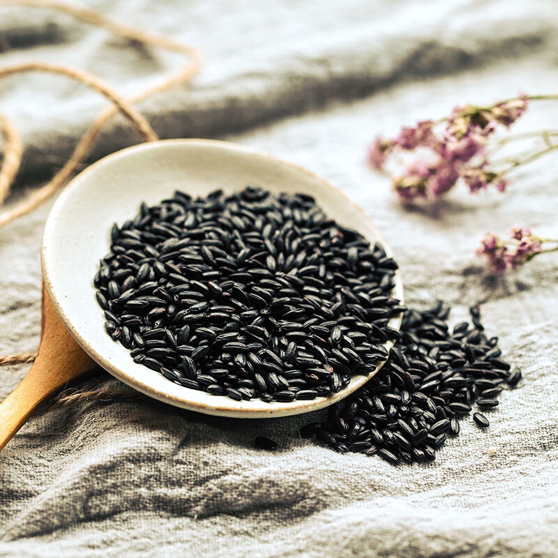 方家铺子 有机黑米(东北粗粮 红豆薏米黑芝麻莲子五谷杂粮粥米配料)