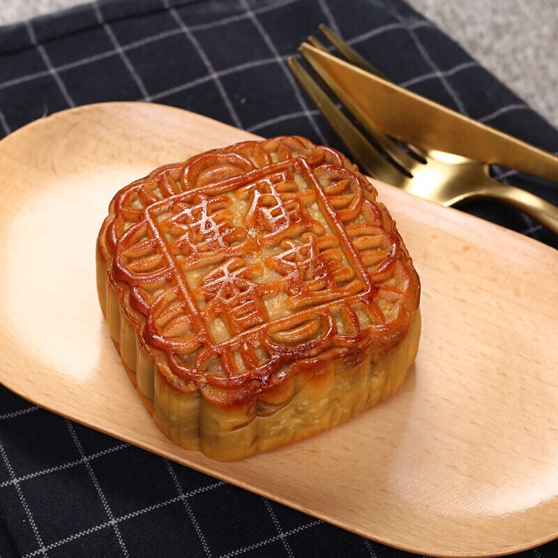 莲香楼 月饼礼盒 蛋黄纯正莲蓉月饼750g 4饼 中秋节广式月饼750g 铁罐
