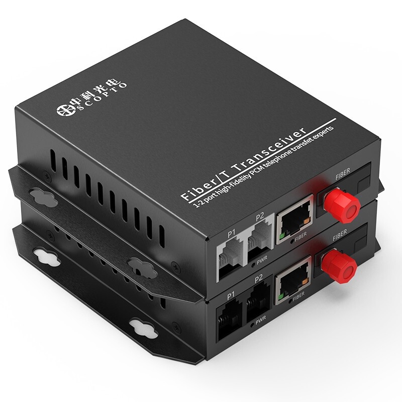 中科光电 zk-2p1e 数字电话光端机 pcm语音光端机 电话光纤收发器